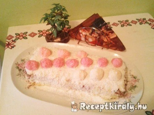 Raffaello torta kókuszos krémmel