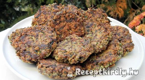 Lenmagos zöldségfasírt recept
