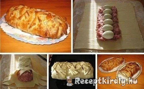 Leveles tésztában sült stefánia recept
