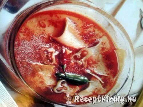 Magyaros lebbencs recept