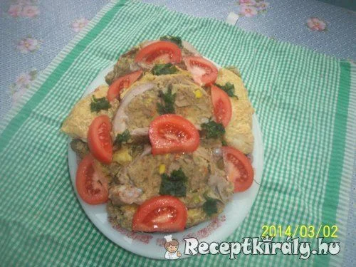 Májjal töltött sertésdagadó recept