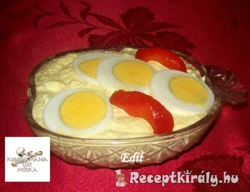 Majonézes tojáskrém recept