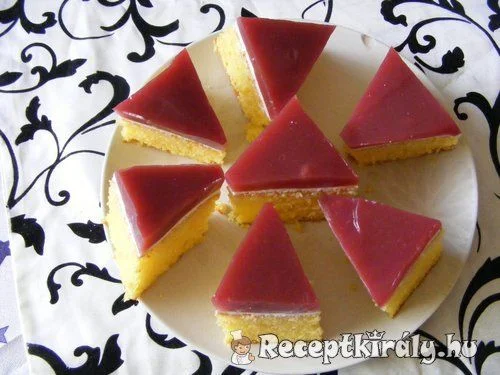 Málnás boleró szelet recept