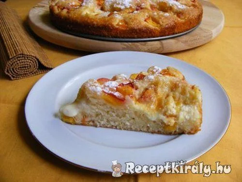 Mascarpone-s barackos pite recept