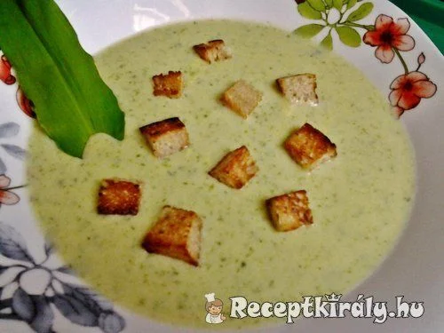Medvehagyma krémleves recept