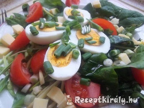 Medvehagymás saláta recept