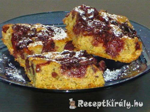 Meggyes zabos kevert recept