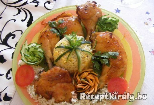 Mézes csirkecombok recept