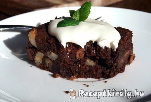 Mogyorós csokoládés brownie recept