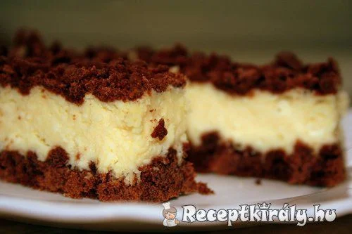 Morzsás pudingos süti recept