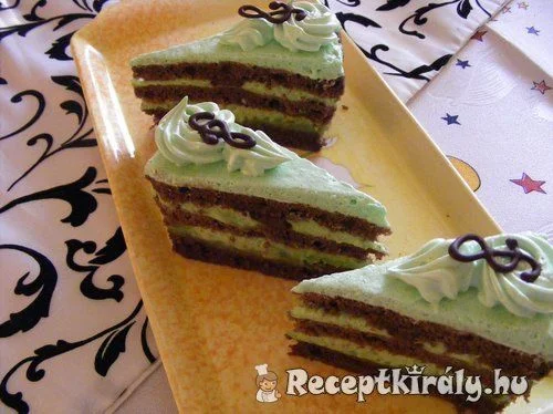 Mozart szelet recept