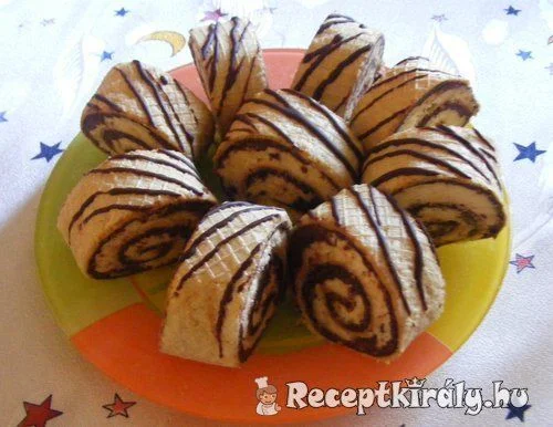 Sütés nélküli nápolyis tekercs recept
