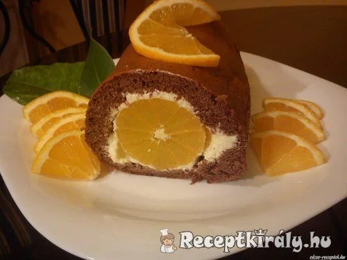 Narancsos pikóta tekercs