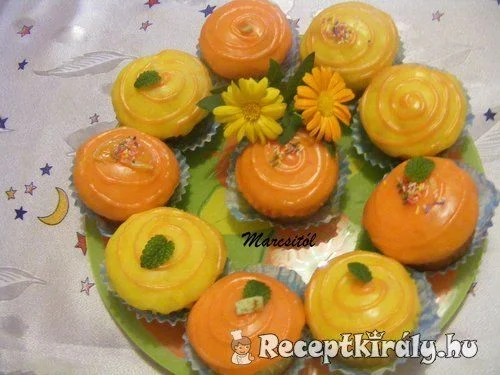 Narancsos citromos muffin recept