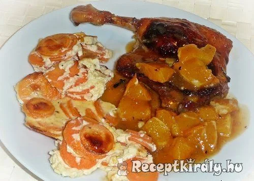 Narancsos kacsasült recept