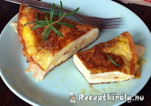 Omlett csirkesonkával