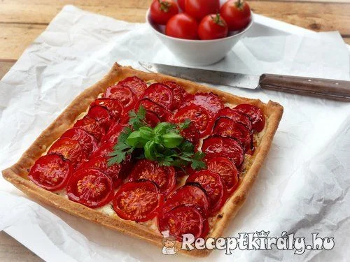 Paradicsomos túrós pite recept