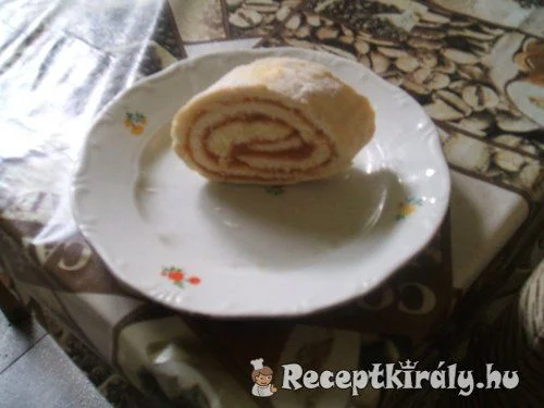 Piskóta tekercs recept