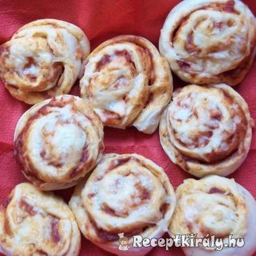 Pizzás csiga III recept