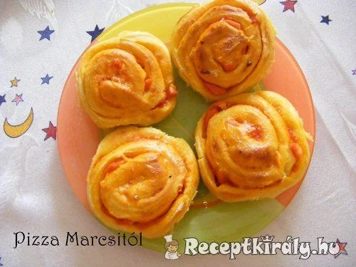 Pizzás csiga II recept