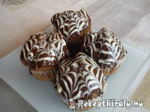 Pókhálós muffin recept