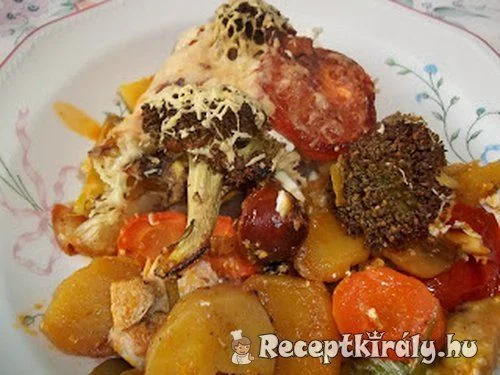 Rakott brokkoli gazdagon recept