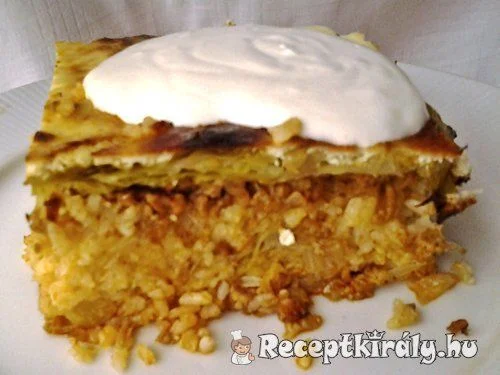 Rakott kelkáposzta darált hússal