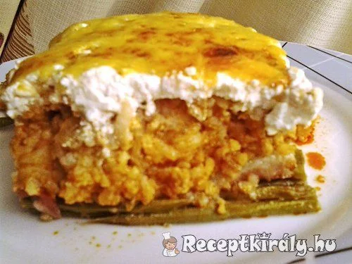 Rakott méteres zöldbab pulykahússal