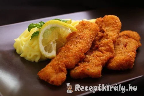 Rántott halfilé krumplipürével recept