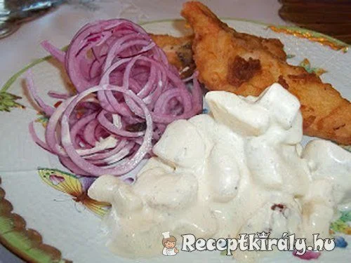 Rántott harcsa majonézes krumplival recept