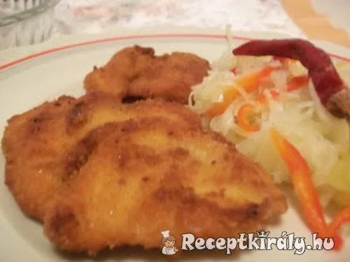 Rántott hús csalamádéval recept