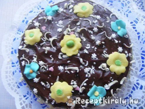 Régimódi csoki torta