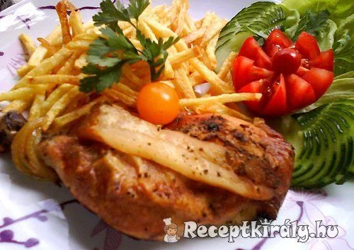 Részeges csirkecomb fehérborban