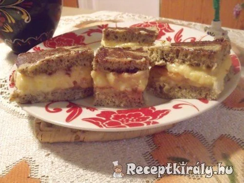 Robbanós krémes mákos süti