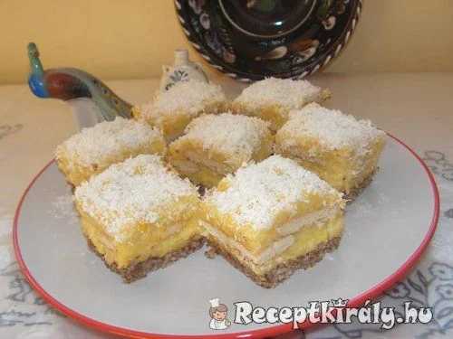 Ropogós diós szelet