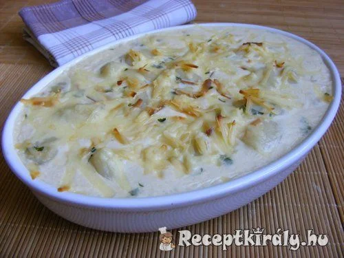 Gnocchi sajtmártásban recept