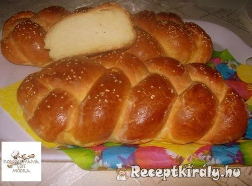 Sós-fonott kalács Húsvétra recept