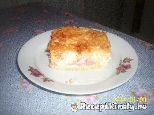 Spagettis rakott túrós csusza