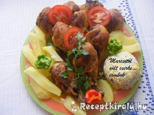 Sült csirkecombok