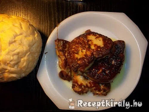 Sült libamáj recept