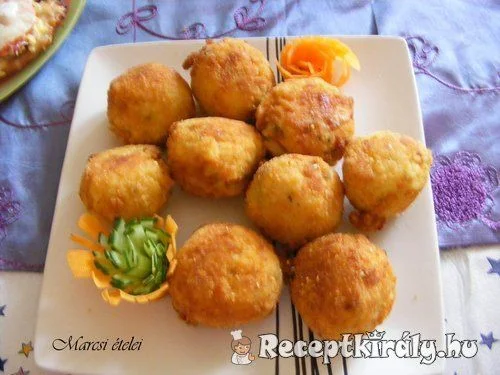 Sült rizs golyók recept