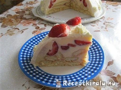 Sütés nélküli epres torta recept