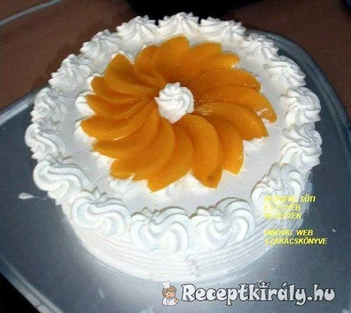 Tejszínes csokis vanília krémes torta recept