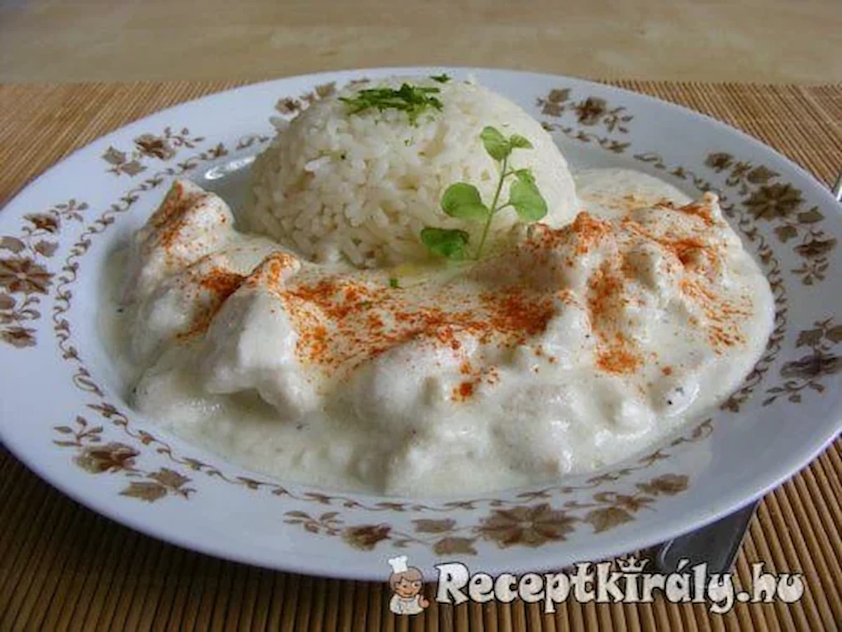 Tejszínes joghurtos csirke recept