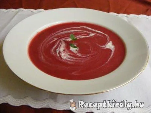 Tejszínes szilvaleves