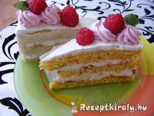 Tejszínhabos grillázs szelet recept