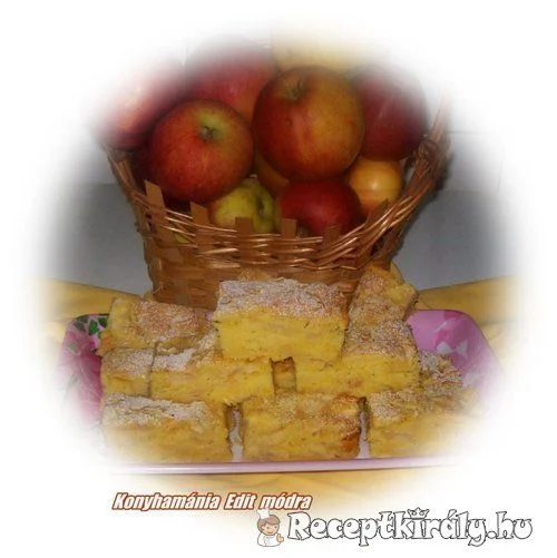 Tepsis almás egyszerűen recept