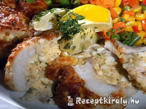 Töltött halfilé recept