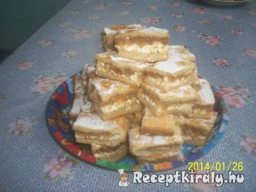 Túrós almás pite recept