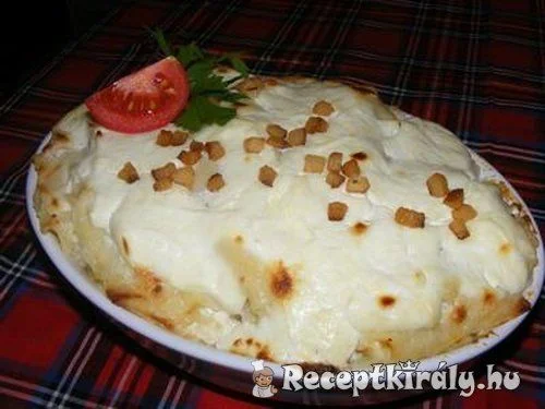 Rakott túrós csusza